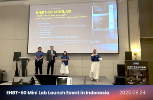 EHBT-50 mini lab launch event in Indonesia, AI diagnostics, IVD