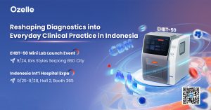 Ozelle EHBT-50 Mini Lab launch event, hospital expo, IVD，reshape diagnostics