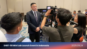 Ozelle EHBT-50 Mini Lab launch event, reshape diagnostics in Indonesia, IVD, AI