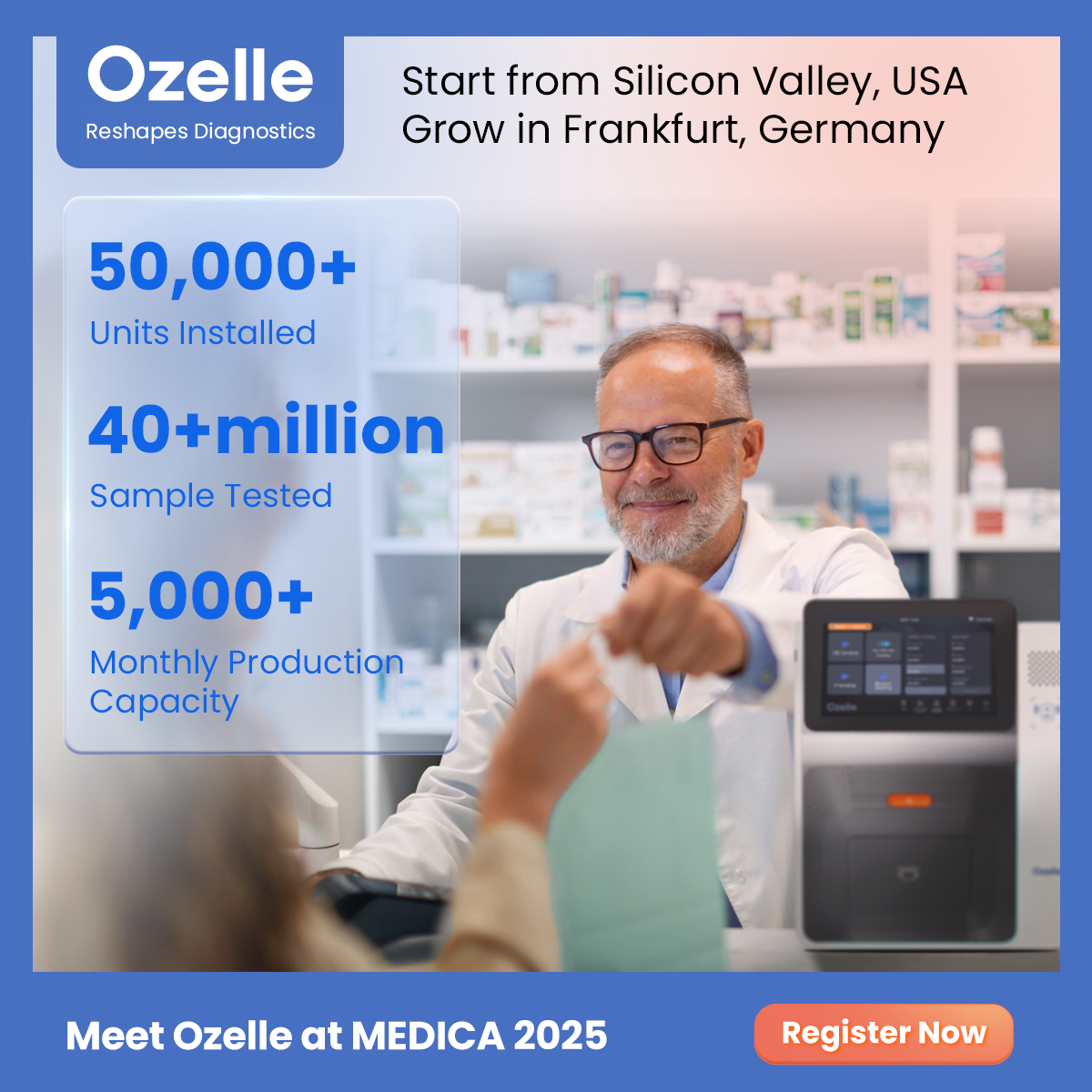 about ozelle, company, reshapes diagnostics