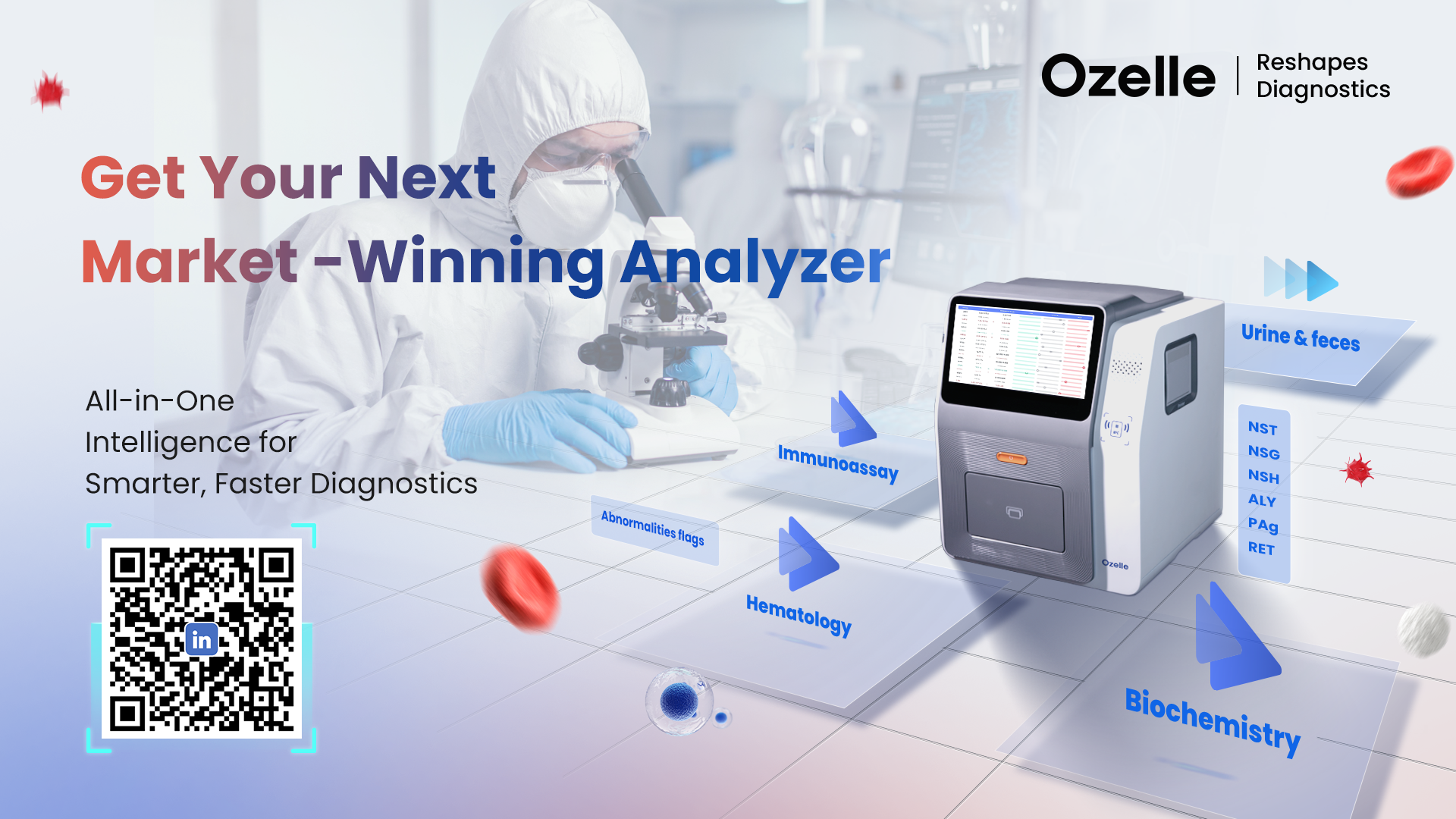 Ozelle Launches Next-Generation AI + Complete Blood Morphology Solution at MEDICA 2025