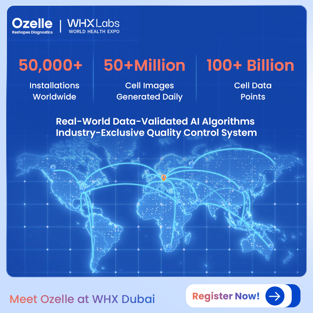 WHX Dubai, ozelle, rimodella la diagnostica, analizzatore ematologico