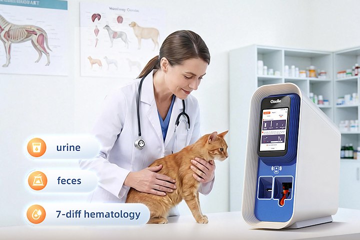 Ozelle EHVT-75 Veterinary Hematology Analyzer