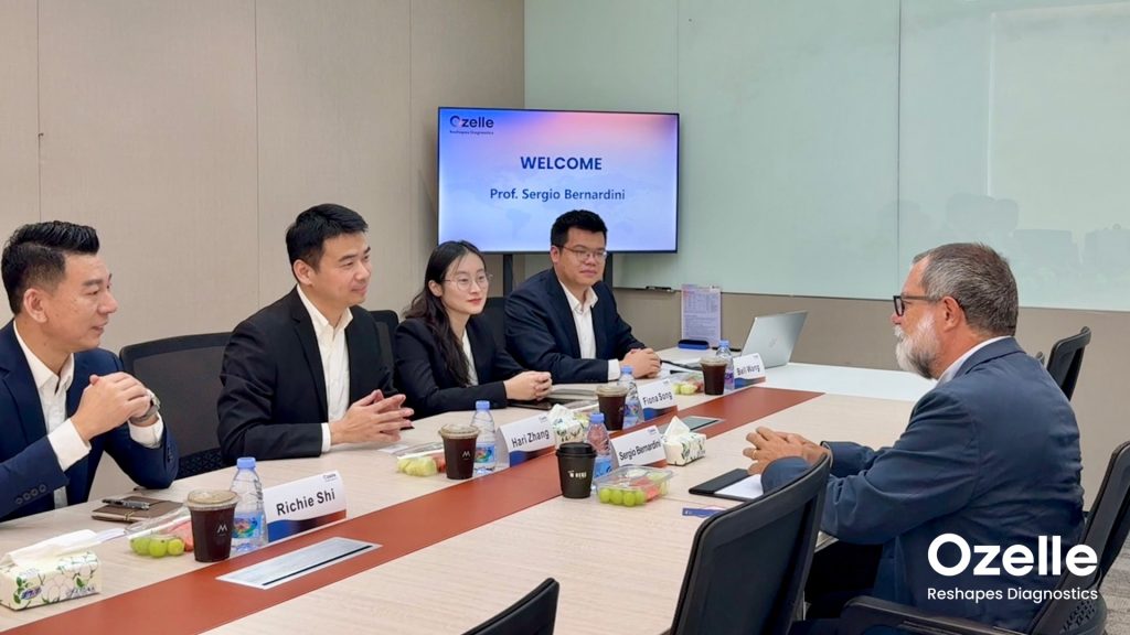 IFCC Secretary Prof. Sergio Bernardini Visits Ozelle